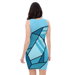 Blue Crystal Bodycon Dress, lioness-love