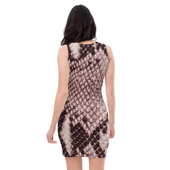 Strike a Pose in Our Stunning Snake Print Fitted Dress, lioness-love