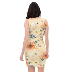 "Floral Bloom: Women's Spring-Summer Fitted Dress", lioness-love