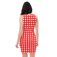 "Chic Dots: The Ladies' Fashion Polka Dot Fitted Dress", lioness-love