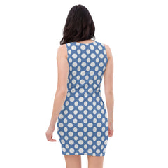 "Stylishly Spotted: The Allure of the Blue Polka Dot Dress", lioness-love