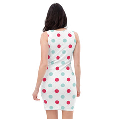 "Chic Dots: Stylish Polka Dot Mini Fitted Dress", lioness-love