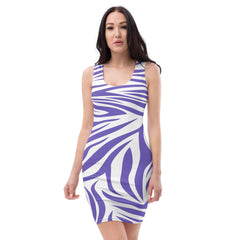 Dress, Purple Zebra Print, Spring and Summer Dress, lioness-love