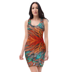 Phoenix Rising Fashion Dress, lioness-love