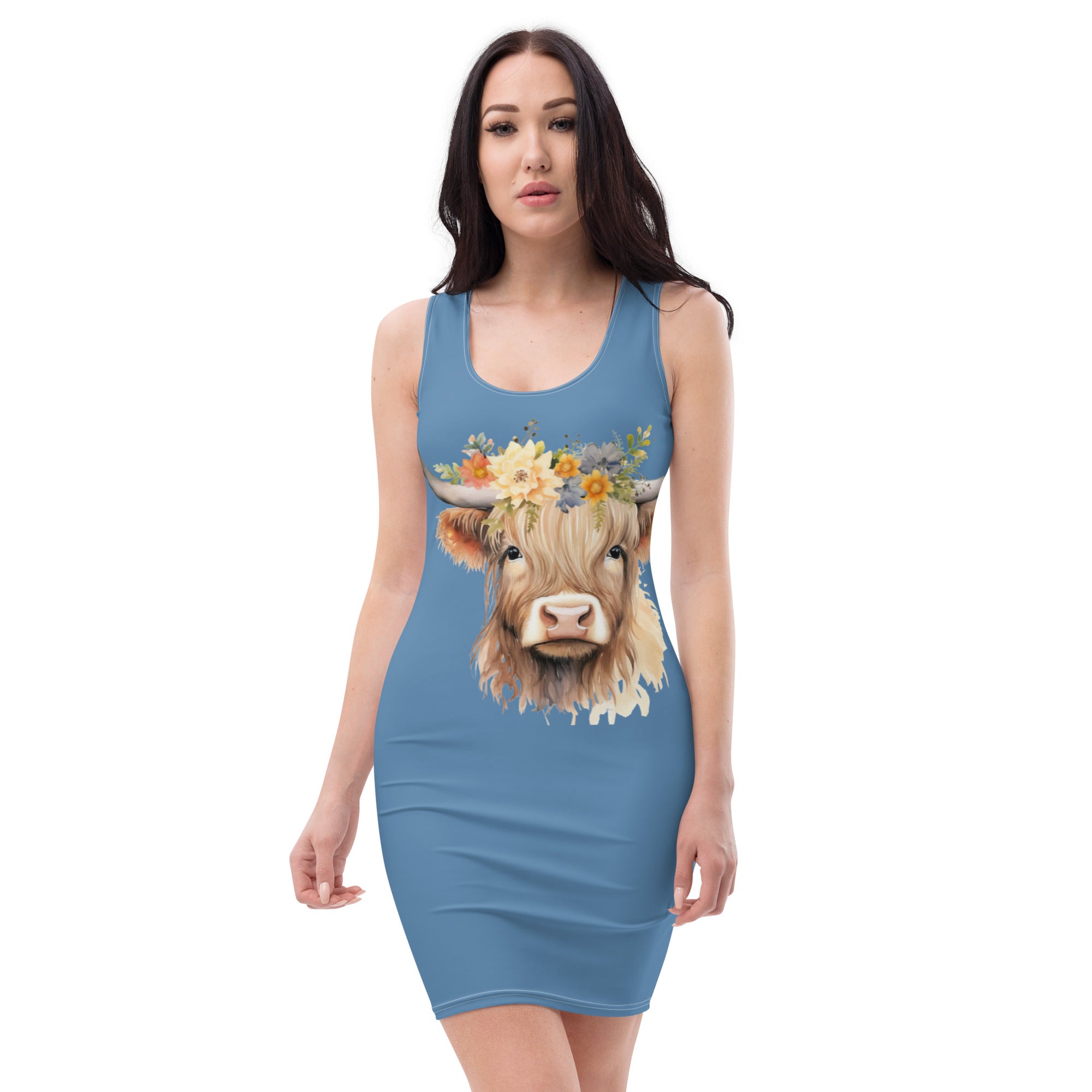 Whimsical  Cow Print Summer Dress, lioness-love