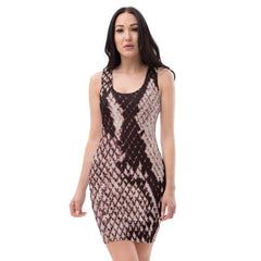 Strike a Pose in Our Stunning Snake Print Fitted Dress, lioness-love