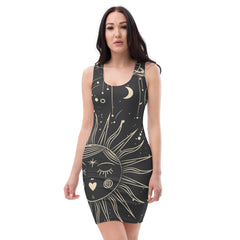 Moon and Stars Mini Summer Dress, lioness-love