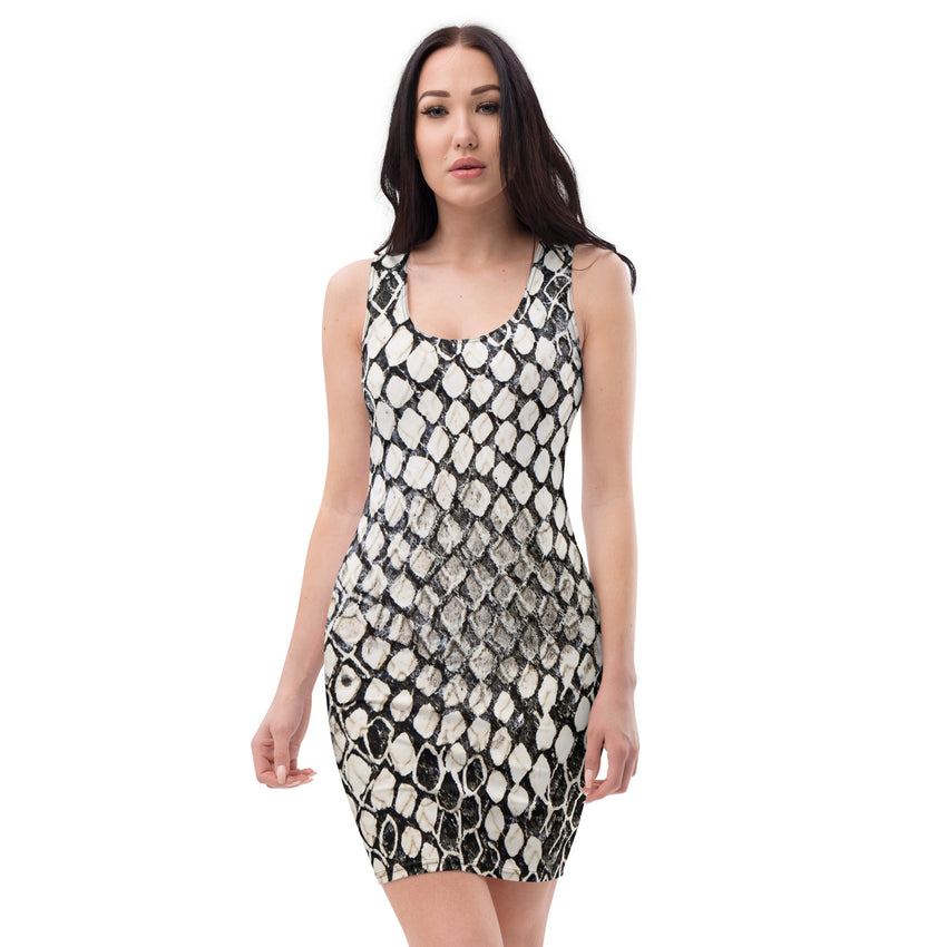 Allure Sexy Print Fitted Mini Dress, lioness-love.com