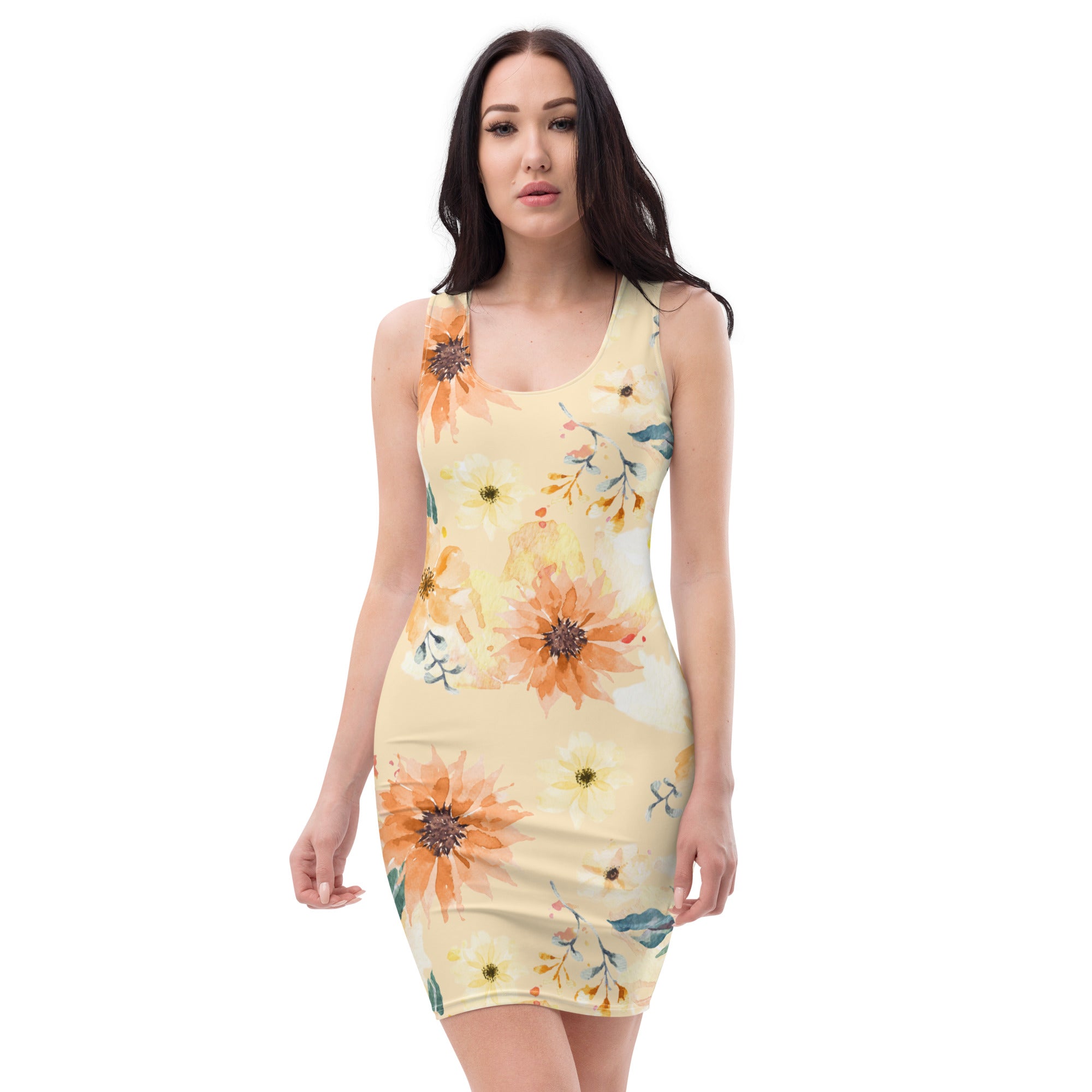 "Floral Bloom: Women's Spring-Summer Fitted Dress", lioness-love