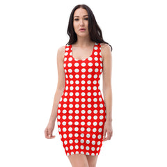 "Chic Dots: The Ladies' Fashion Polka Dot Fitted Dress", lioness-love