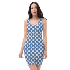 "Stylishly Spotted: The Allure of the Blue Polka Dot Dress", lioness-love
