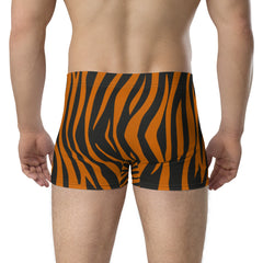 Tiger pattern print boxer for men
