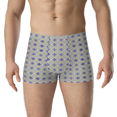 Fashion statement graphic patterned boxer briefs for men