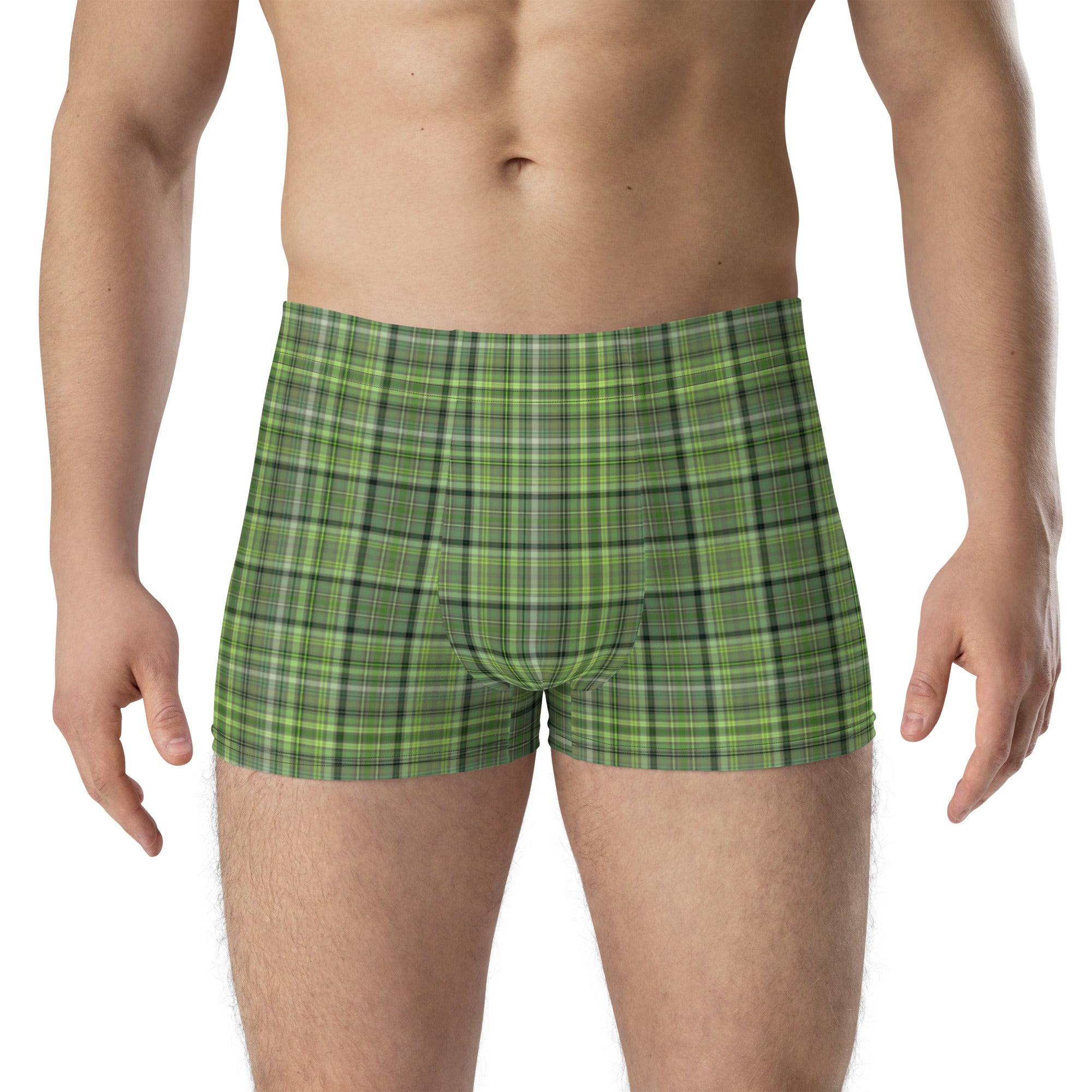 Stylish and breathable men's checkered underwear