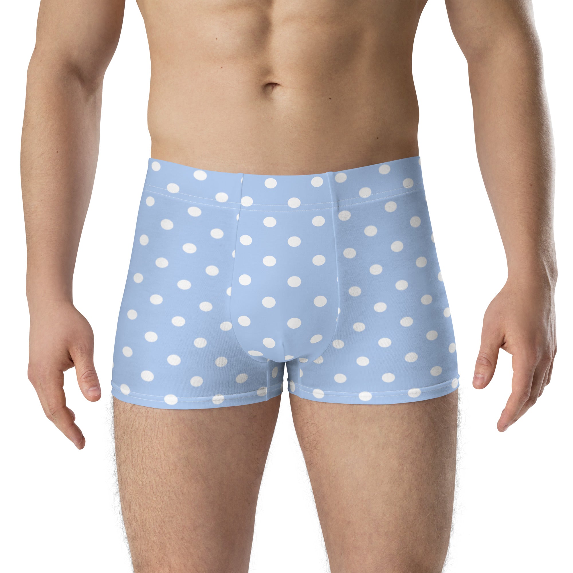 Stylish and breathable sky blue boxers for men
