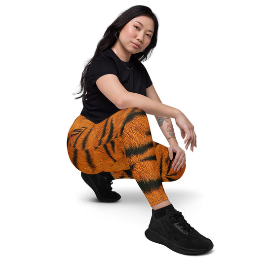 Women's Tiger Print Leggings, lioness-love