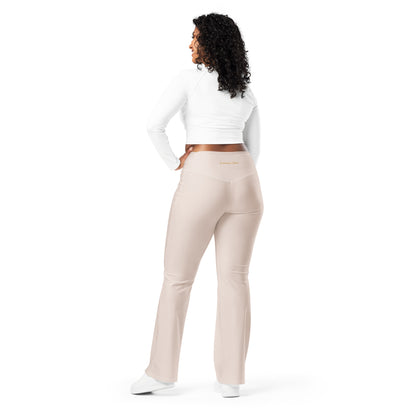 Solid Neutral Flare Leggings, lioness-love