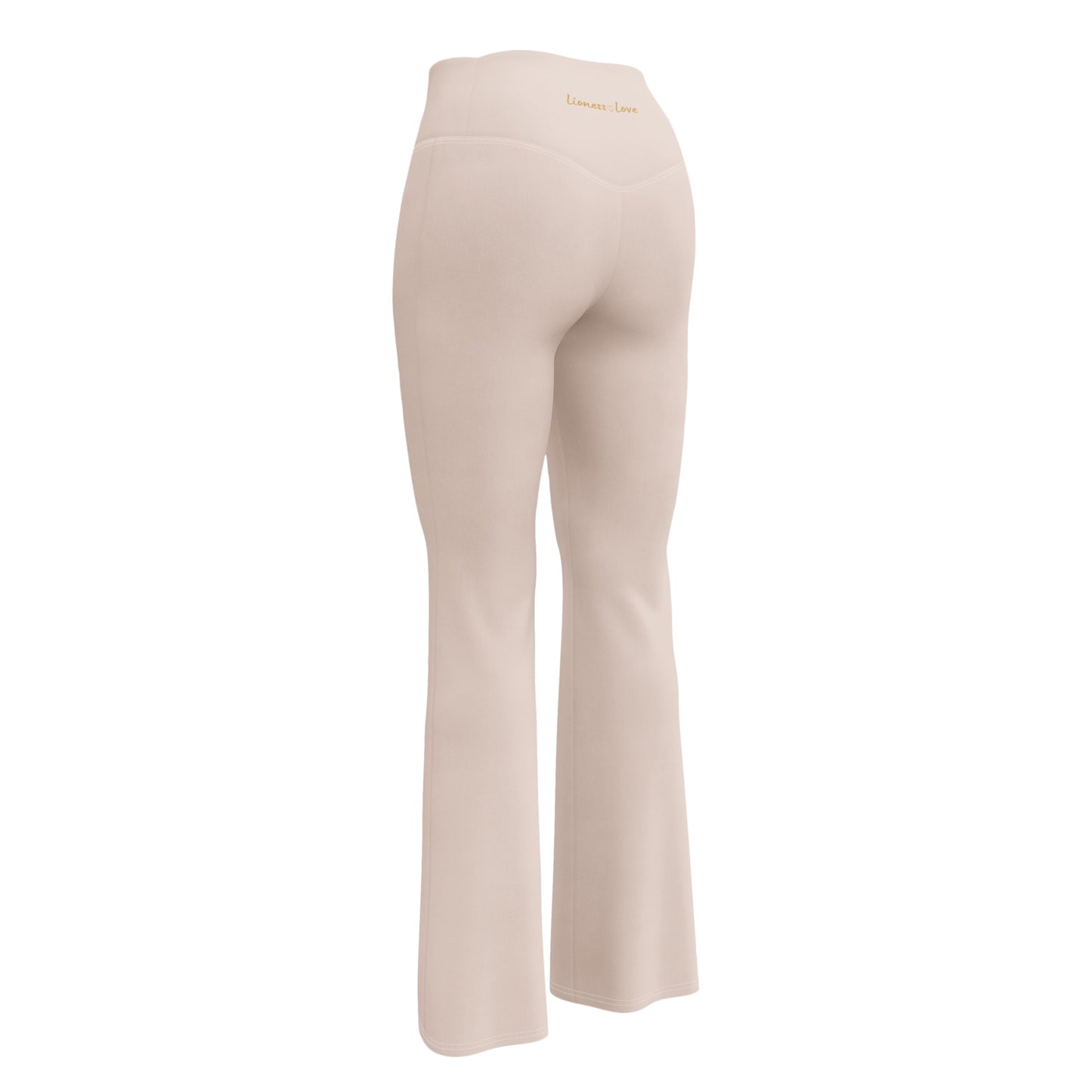 Solid Neutral Flare Leggings, lioness-love