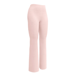 Solid Soft Pink Flare Leggings, lioness-love