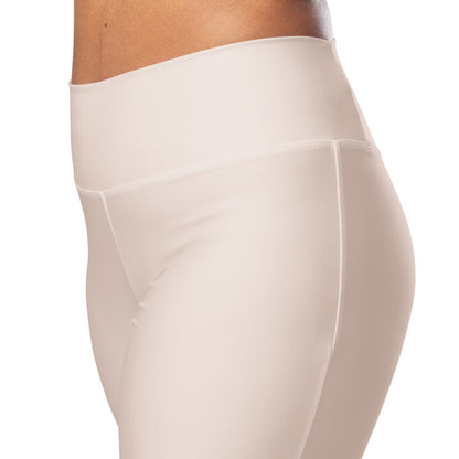 Solid Neutral Flare Leggings, lioness-love