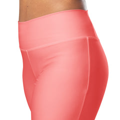 Solid Peach Flare Leggings, lioness-love