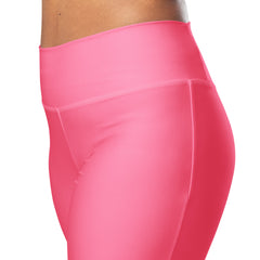 Solid Pink Flare Leggings, lioness-love