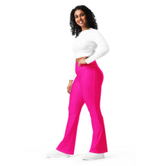 Trendy Fuchsia Flare leggings, lioness-love