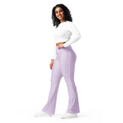 Solid Lavender Flare leggings