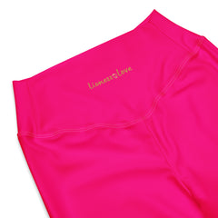 Trendy Fuchsia Flare leggings, lioness-love