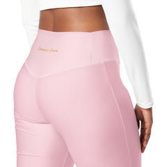 Flare Leggings Pink Shimmer, lioness-love