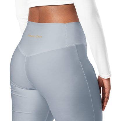 Solid Grey Flare Leggings, lioness-love