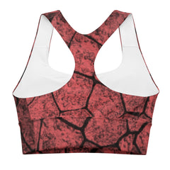 Boasting a vibrant red and black color scheme, this bra offers a bold yet versatile addition to your workout wardrobe. 