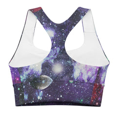 Sports - Electric Galaxy Outer Space Sports Bra