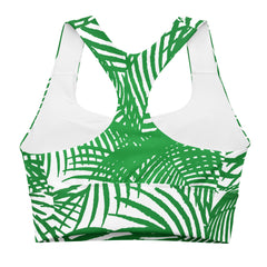 Sports Bra with Tropical Vibe