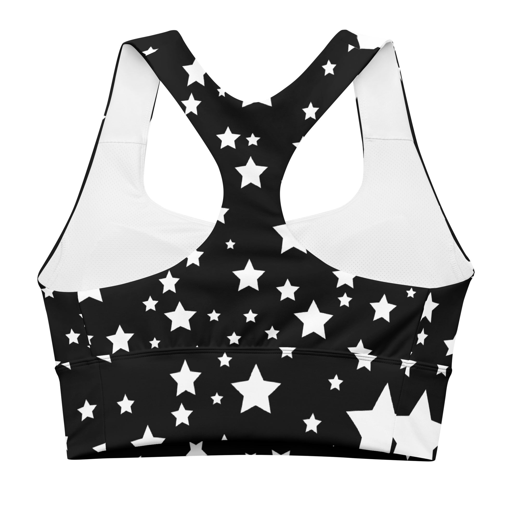 Longline Stars Dual Sports Bra