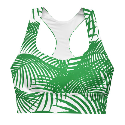 Sports Bra with Tropical Vibe