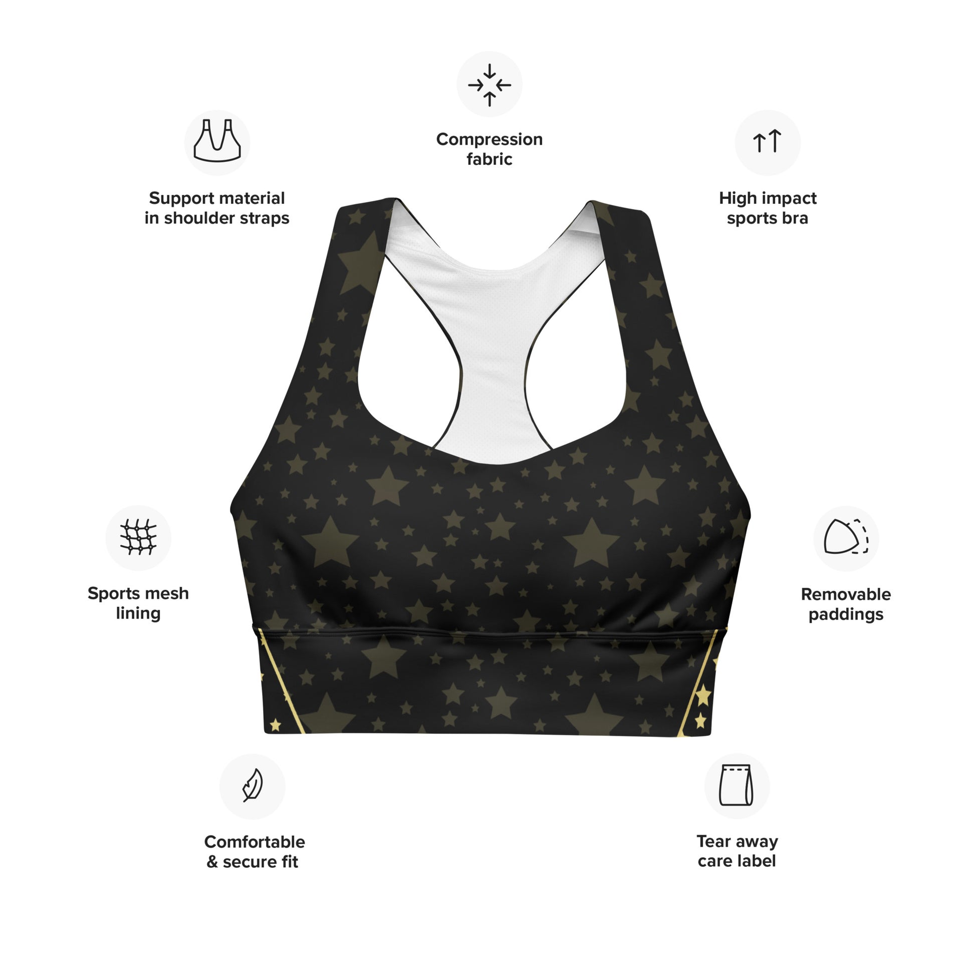Compression Longline Sports Bra