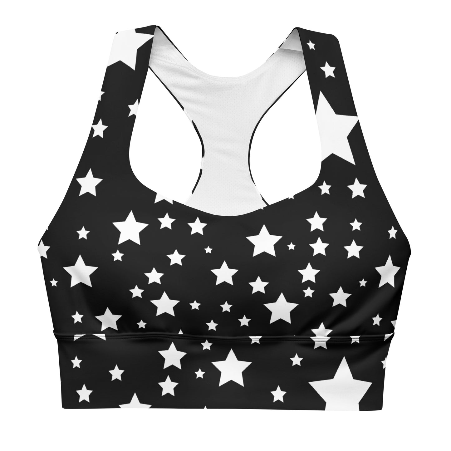 Longline Stars Dual Sports Bra