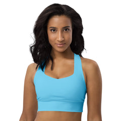Pretty Blue Sports bra | Exercise Bra | Yoga Bra, lioness-love