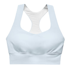 Seamless Longline Sports Bra, Baby Blue, lioness-love