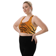 Longline sports bra