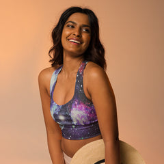 Sports - Electric Galaxy Outer Space Sports Bra