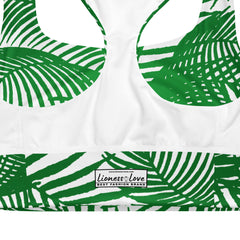 Sports Bra with Tropical Vibe