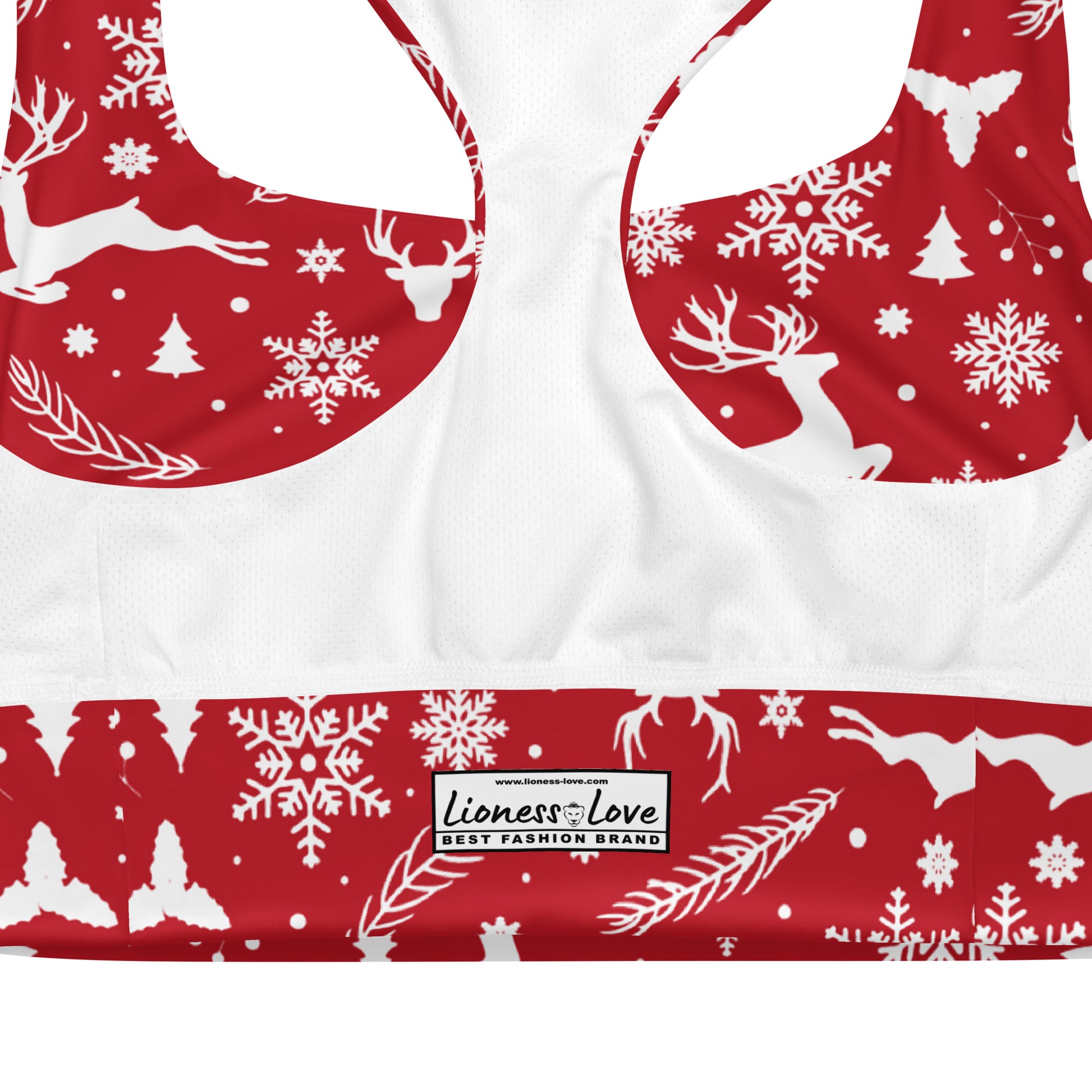 Christmas in July Longline Sports Bra