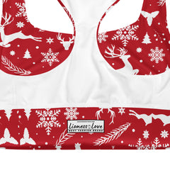 Christmas in July Longline Sports Bra