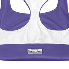 Spring Purple Sports Bra | Fitness Bra, lioness-love