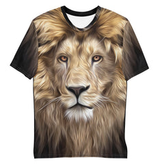 Animal print brown t-shirt for men's