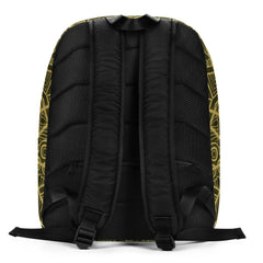 Minimalist Backpack Bougie Geometric Black and Gold