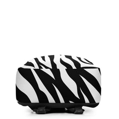 Minimalist Backpack Zebra Print