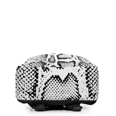 Minimalist Backpack Snake Skin Design